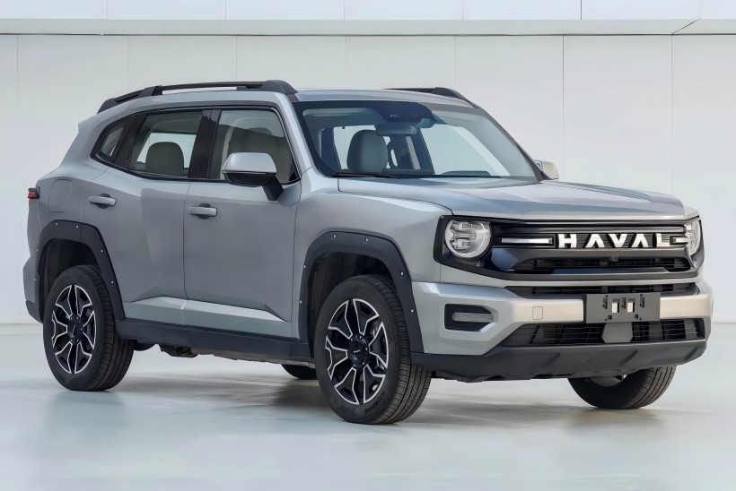 Novo design da face frontal: Imagem de aplicação do novo cachorro HAVAL 2ª geração Hi4 versão